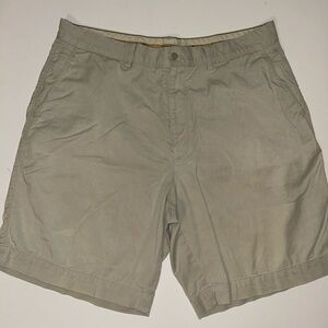 Tommy Bahama men’s Ashore Thing 9 inch‎ flat front cotton blend shorts size 35